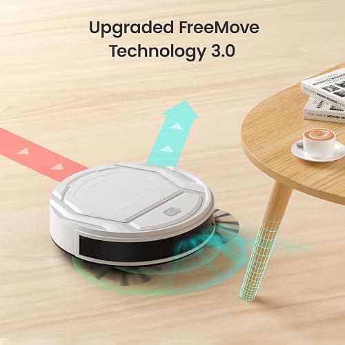 Lefant Robot Vacuum Cleaner, Strong Suction, 120 Mins Runtime, Slim, Low Noise, Automatic Self-Charging, Wi-Fi/App/Alexa Control, Ideal for Pet Hair Hard Floor and Daily Cleaning, M210 thumbnail 8