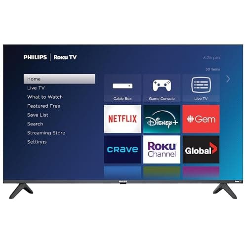 Philips Roku TV 43" FHD 1080p New Frameless Model LED-LCD Smart TV (43PFL4524/F6) - Image 1