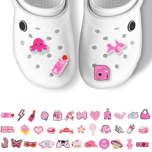 AUAUY Shoe Charms for Clog, Shoes Decorations for Girls Boys | Shoe Charms Accessories, Cute Cartoon Charms for Kids Girls Woman Adults Party Decorations, Birthday, Christmas thumbnail 6