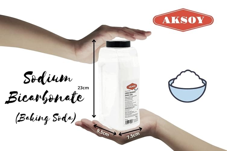 Aksoy Baking Soda 1.8KG Jar || Pure Sodium Bicarbonate Powder, Highest Purity, Food Grade – Versatile Baking Soda for Cooking, Baking, Cleaning, Deodorizing & More! thumbnail 4