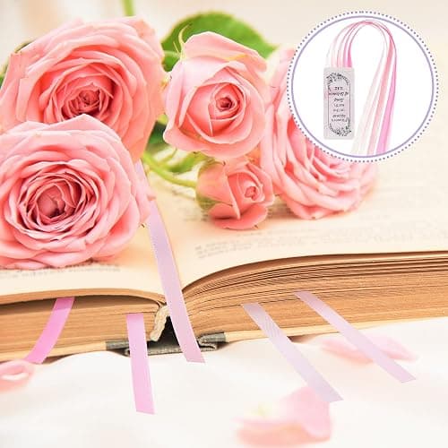 Outus 3 Pieces Bible Ribbon Bookmark Markers Artificial Leather Bookmark with Colorful Ribbons for Books(Inspirational Style,Gentle Color) thumbnail 6