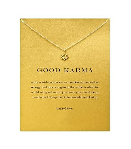 Hundred River Friendship Anchor Compass Necklace Good Luck Elephant Pendant Chain Necklace with Message Card - Image 1
