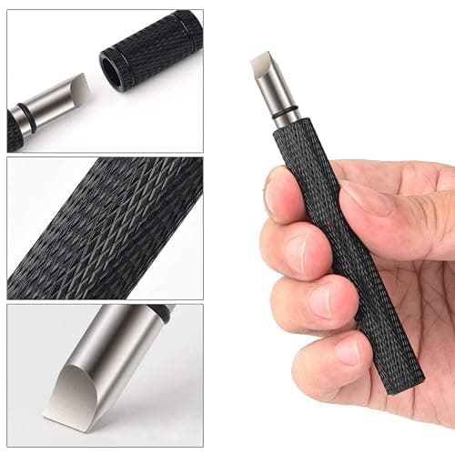 Bulex Golf Club Groove Sharpener, Re-Grooving Tool and Cleaner for Wedges & Irons - Generate Optimal Backspin - Suitable for U & V-Grooves thumbnail 6