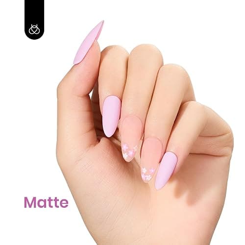 Beetles Pink Gel Polish - Fairy Tale 15ML/0.51Fl Oz, Pastel Light Pink Gel Nail Polish, Soak Off UV LED Lamp Nail Art, Long-Lasting Manicure Salon DIY Home Bright Summer Nails thumbnail 4