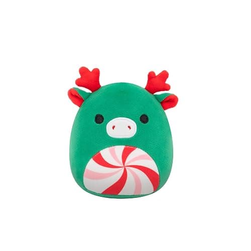 Squishmallows Original 5in Zumir The Green Moose with Peppermint Swirl Belly – Official Jazwares Plush (Little) - Image 1