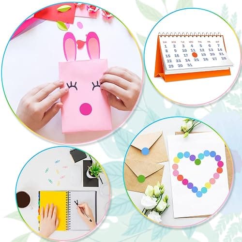 Tallew 2800 Pieces 3/4 Inch 10 Color Diameter Color Coding Labels Polychrome Stickers Assorted Removable Stickers for Classrooms Offices Labeling Marking(Macaron Color) - Macaron Color thumbnail 5