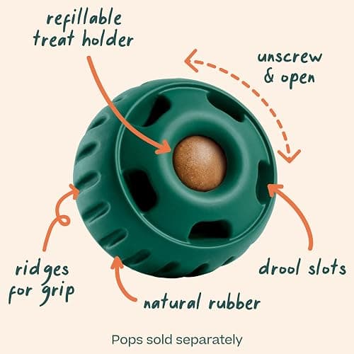WOOF Pupsicle - Long-Lasting Interactive Dog Toy to Keep Your Pup Busy and Distracted - Safe for Dogs - Low-Mess Design - Dog Toys for Medium and Large Dogs 25-75 lbs thumbnail 2