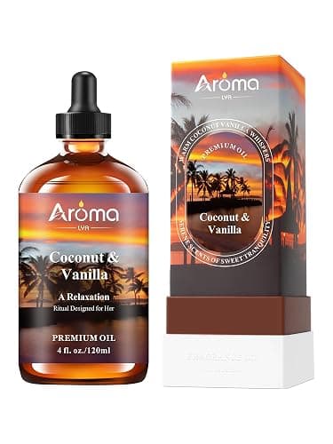 Coconut Vanilla Essential Oil 4fl.Oz - Essential Oils for Diffusers for Home & Aromatherapy - Vanilla Oil for Diffuser, Scented Oils for DIY Soap, Candle Making thumbnail 7