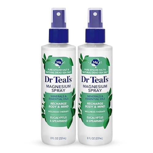 Dr Teal's Magnesium Eucalyptus Spray with Natural Dead Sea Salt, 8 fl oz (Pack of 2) - Image 1