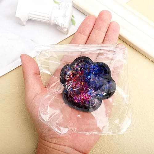 Cat Paw Squeeze Toy, Kawaii Soft Taba Fufu Cat Paw Squishy Sensory Toy Funny Novelty Cute Animals Paw Stress Relieving Fidget Toy for Kids Teenagers Adults Home Office Relaxing thumbnail 6
