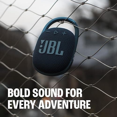 JBL Clip 4 - Portable Mini Bluetooth Speaker, big audio and punchy bass, integrated carabiner, IP67 waterproof and dustproof, 10 hours of playtime, speaker for home, outdoor and travel (Blue) thumbnail 3