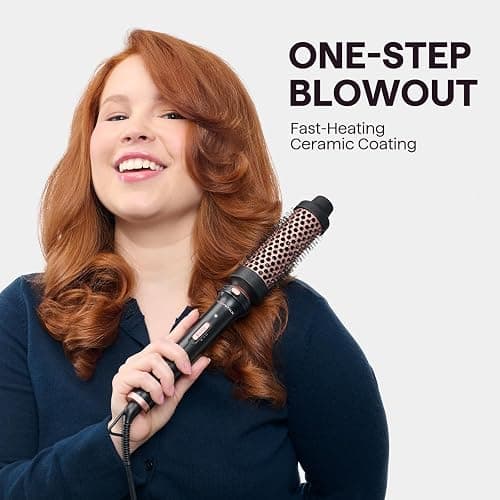 Wavytalk 5 in 1 Curling Iron,Curling Wand Set with Curling Brush and 4 Interchangeable Ceramic Curling Wand(0.5”-1.25”),Instant Heat Up,Include Heat Protective Glove & 2 Clips (Pink) thumbnail 5