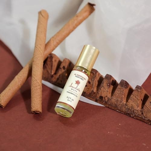 AL-HASNAYN Chocolate Musk Fragrance Oil Roll-On Perfume 0.20 fl oz(6ml) |Rollerball Perfume |Alcohol Free| Long Lasting | Gifts for Men Women| thumbnail 3