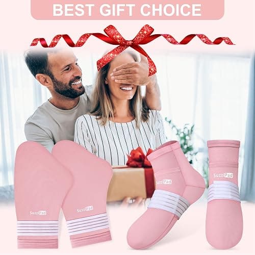 SuzziPad Cold Therapy Socks and Gloves for Chemotherapy, Chemo Must Haves for Women and Man, Ideal for Soothing Hand and Foot Discomfort, S/M thumbnail 7