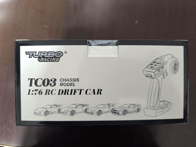 FLYCOLOR Turbo Racing 1:76 Scale Drift RC Car with Gyro Mini Full Proportional RTR 2.4GHZ Remote Control with 2 Replaceable Body Shell (C64-BLUE) thumbnail 9