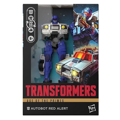 Transformers Age of the Primes Voyager Class Autobot Red Alert, 7-inch Converting Action Figure, Robot Toys for Ages 8+ thumbnail 6