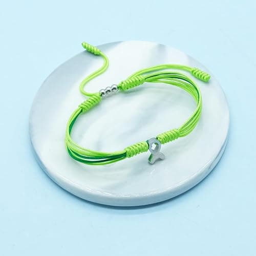 HARACRAFT Bracelet For A Cause, Awareness Puzzle Ribbon Bangle, Autism Health Ribbon Wristband for Protection Surfer String Bracelet for Men, Women, Kid thumbnail 3