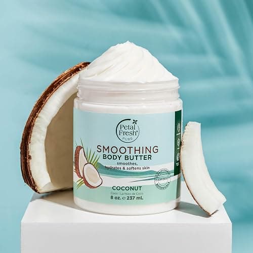 Petal Fresh Pure Smoothing Coconut Body Butter, Organic Argan Oil, Shea Butter, Intense Hydration, For All Skin Types, Natural Ingredients, Vegan and Cruelty Free, 8 oz thumbnail 3