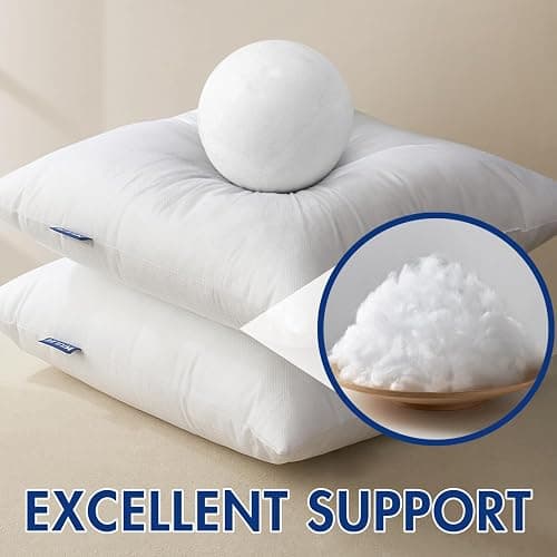 MIULEE Pillow Insert 12x20 Inch, Decorative Rectangle Throw Pillow Insert, Premium Fluffy Pillow Forms Stuffer for Sofa Couch Living Room thumbnail 3