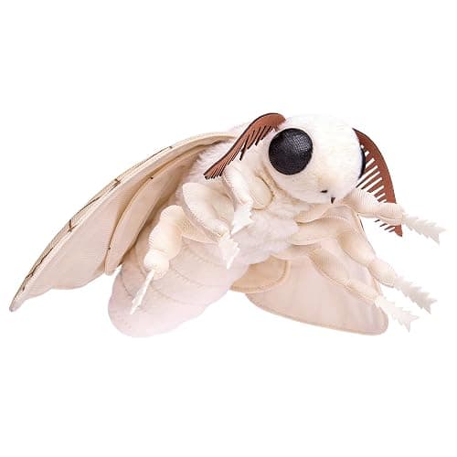 ZHONGXIN MADE Silk Moth Plush Toy - Lifelike Silk Moth Stuffed Animals 11in, Realistic Soft Big Wings Moth Toys, Simulation Butterfly Plushie Model Toy, Unique Plush Collection for Kids thumbnail 3