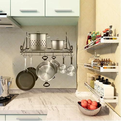 Evob 30 Pack Black S Hooks Steel Hanging Hooks Heavy Duty S Hanger Hook Metal Kitchen Pot Rack Hooks Closet Hooks for Hanging Pan, Cups, Jeans, Plant thumbnail 2