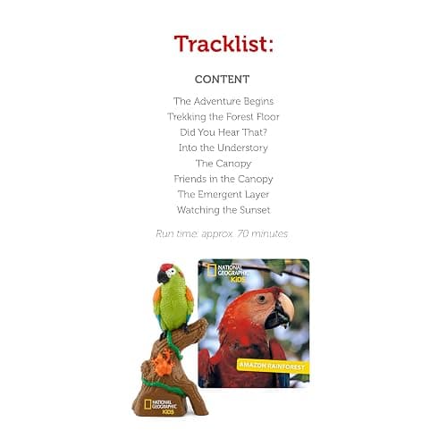 Tonies National Geographic Kids Amazon Rainforest Audio Toy Figurine thumbnail 4