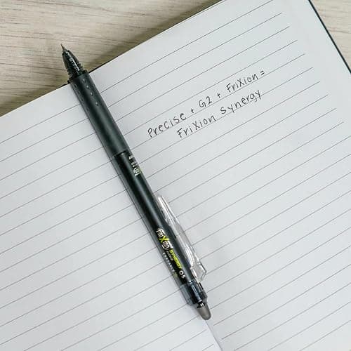 Pilot FriXion Synergy Clicker Erasable, Refillable, Retractable Gel Ink Pens, Extra Fine Point 0.5 mm, Pack of 7, Assorted Colors, FriXion Erasable Pens 0.5 - Ideal for School & Office Writing thumbnail 7