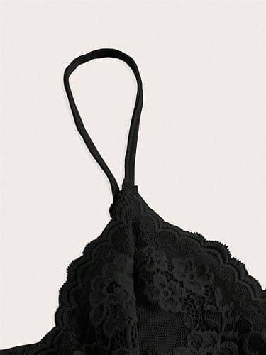 Naileksi Women Y2k Lace Trim Cami Top Spaghetti Strap Fairy Grunge Tank Top V Neck Ruched Bow Lace Patchwork Cami Shirt thumbnail 4