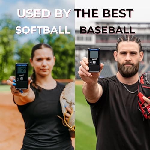 Pocket Radar Smart Coach Speed Gun for Baseball, Softball, Cricket - Accurate Pitching & Sports Speed Measurement, Portable Baseball Radar Gun Compatible with Pocket Radar App (iOS/Android) thumbnail 2