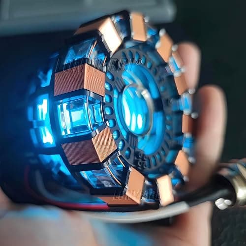 Lonyiabbi Arc Reactor LED Atmosphere Light | Sci-Fi Collectible Gift for Men, USB Powered Display Case with Tap Control thumbnail 4