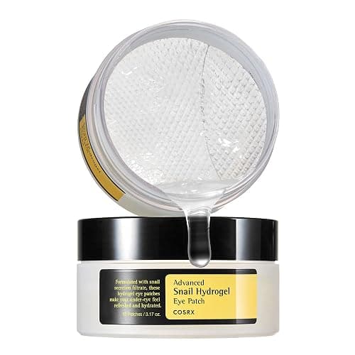 COSRX Advanced Snail Hydrogel Eye Patch (60pc), Gel Serum Mask, Puffy Undereye Treament, Fine Lines, Refresh, Hydrate, Korean Skin Care, Stocking Stuffers for Women - Image 1