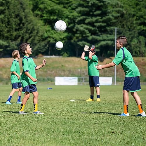 Ukontagood 8 Pairs Kids Grip Soccer Socks, Non Slip Socks for 6-12 Years Old Kids, Anti Slip Socks for Soccer Basketball thumbnail 5