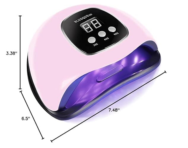 BIGBEAR UV Light for Nails, 48W UV LED Nail Lamp for Gel Polish, Fast Nail Dryer with Automatic Sensor, 3 Timer Setting, Small and Portable, LED Nail Light for Fingernail and Toenail thumbnail 7