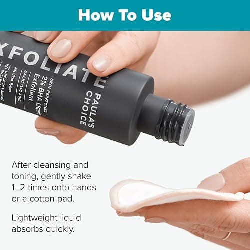 Paula's Choice SKIN PERFECTING 2% BHA Liquid Exfoliant with Salicylic Acid, Facial Polish for Enlarged Pores, Wrinkles & Fine Lines, Suitable for Blackhead-Prone Skin, Fragrance-Free thumbnail 3