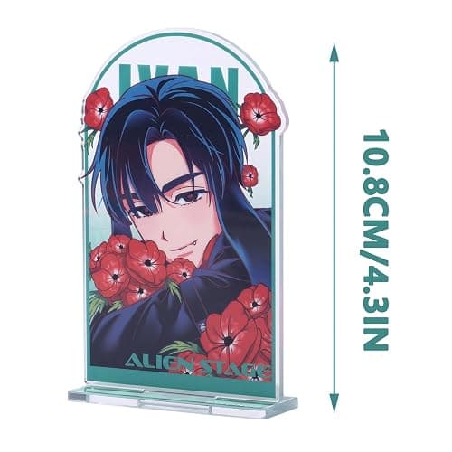 YJacuing Alien Stage Rabbit Series Acrylic Stand – 4.3" x 2" (Ivan) | Official, Anime Merch, ALNST, Tabletop Artwork, Desk and Shelf Decor thumbnail 3