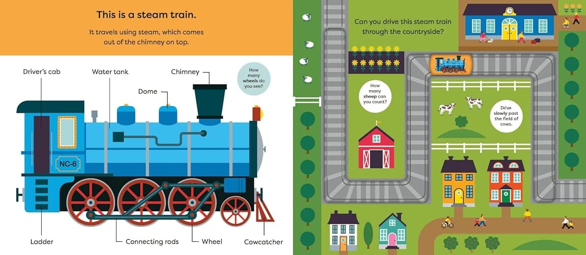 Make Tracks: Trains Book thumbnail 4