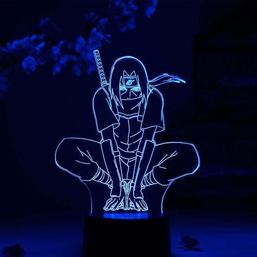 Otaku Lamps Itachi Uchiha Night Naruto – Anime Night Light, 16 Color RGB LED – Gift for Otaku thumbnail 2