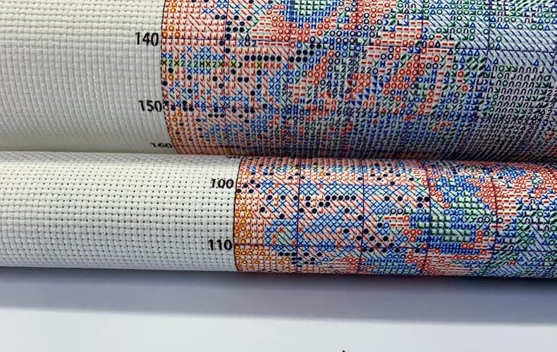 Moohue Stamped Cross Stitch Kits for Adults Skull 14CT Pre Printed Cross Stitch Kits for Beginners (Magic Books and Mushrooms) thumbnail 4