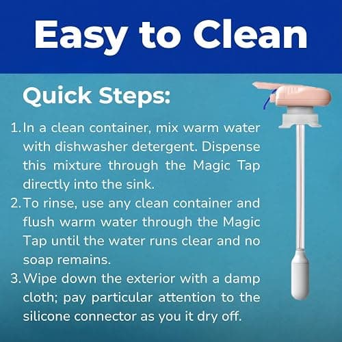 The Magic Tap Automatic Drink Dispenser - Hands-Free Beverage Dispenser for Fridge - Perfect for Milk, Juice - Gifts for Women & Men (3, Peach) thumbnail 8