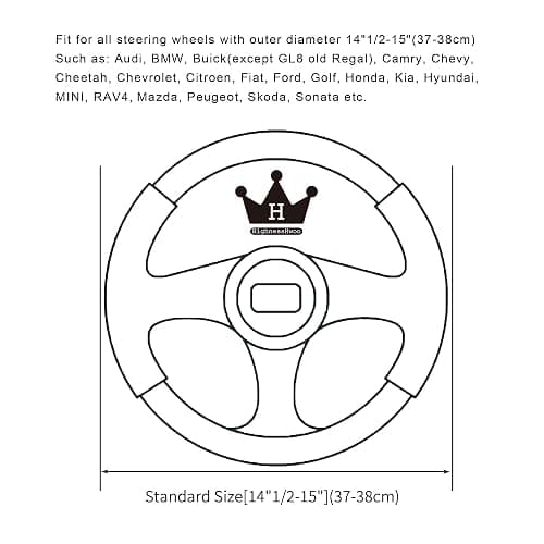 HighnessHwoo Luxury Fluffy Winter Car Steering Wheel Cover for Women Soft Warm Plush Cute Auto Accessories for Vehicle, Sedan, Universal, Fuzzy, Anti Slip, Pink, Standard Size, 14.75-15.15" thumbnail 7