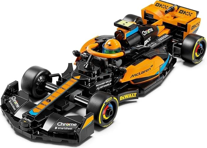 LEGO Speed Champions McLaren Formel 1 Rennwagen 2023, Spielzeug für Kinder ab 9 Jahren, Jungen und Mädchen, die gerne selbstständig Spielen, baubares Fahrzeugmodell, Kinderzimmer-Dekoration 76919 - Single thumbnail 4