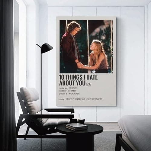 ENYPOLIS 10 Things I Hate About You Posters & Prints on Canvas Wall Art Poster for Room Decor Unframe 12x18inch(30x45cm) - 10 Things I Hate About You thumbnail 6