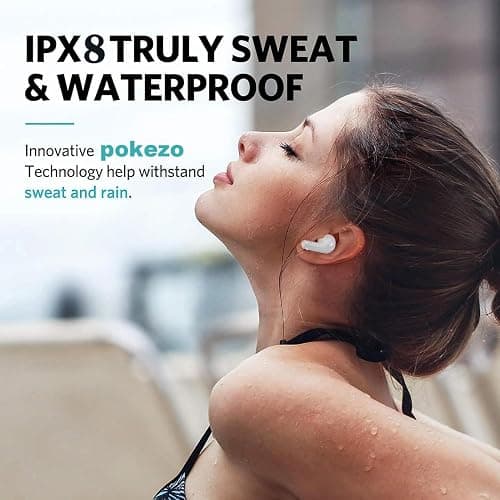 Wireless Earbuds, Bluetooth 5.4 in Ear Headphones with Noise Cancelling Mic, 48H Playtime HiFi Stereo Bluetooth Earphones, IPX8 Waterproof Touch Control True Wireless Headphones for iPhone/Android/IOS thumbnail 6