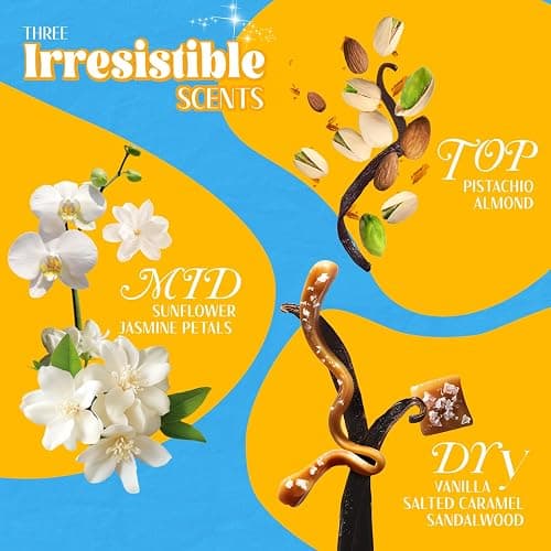 Sttes Perfume 02# (Original 602 Irresistible Sunshine)– Long-Lasting Hair Perfume for Women with Vanilla, Salted Caramel & Gourmet Notes – Sweet Scentual Fragrance Eau de Parfum 100ml (3.4 fl oz) thumbnail 2