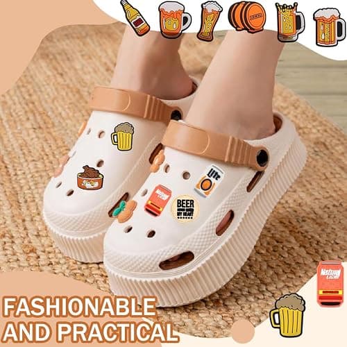 RAXLUPO 19 Pièces Applicable à Crocs Accessoires PVC Shoe Charms Charmes de Chaussure Chaussures Clips Décoration Mignon Charmant Chaussures Accessoires pour Chaussures thumbnail 6