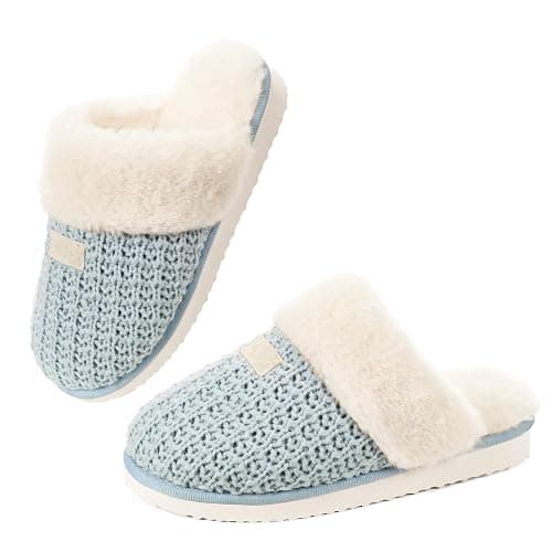 OOW Cozy House Slippers for Women with Memory Foam Soft Warm Fuzzy Slippers Women Home Womens Slipper Shoes for Indoor thumbnail 4