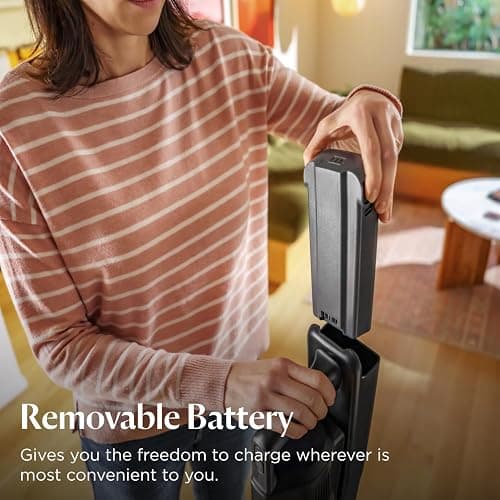 Bissell PowerClean FurGuard 280W Self-Standing Cordless Vacuum w/Self-Cleaning Brush Roll, Strong Suction, Removeable Battery, Wall Mount, Upholstery Tool & Bright Headlights thumbnail 9