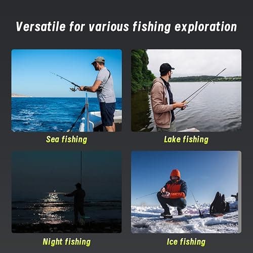 Camera for Fishing Underwater Fishing Camera with 100ft Cable,4.3 Inch IPS Display,Infrared Night Vision,220° Wide Angle IP67 Waterproof,1080P HD Imaging for Ice, River and Lake Boat Kayak Fishing thumbnail 6