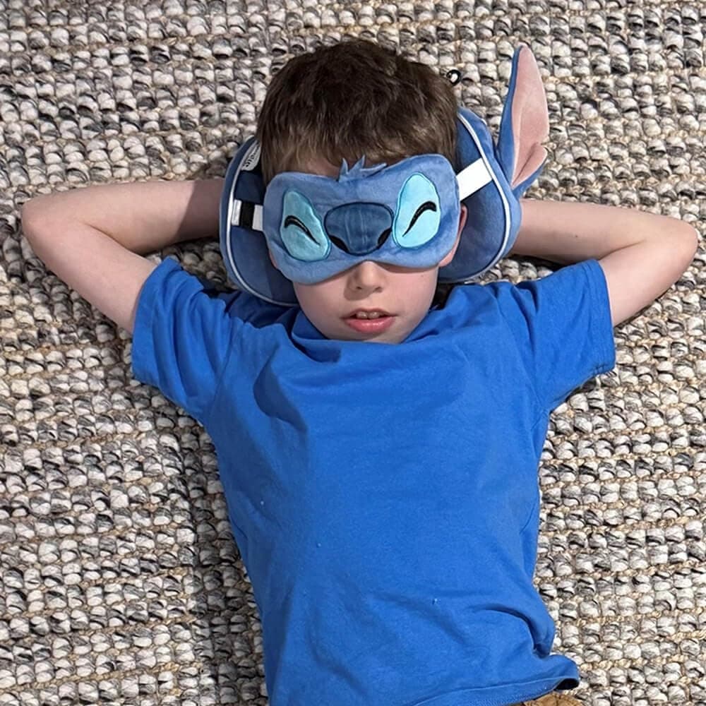 Relaxeazzz Stitch Travel Pillow & Eye Mask Set thumbnail 5