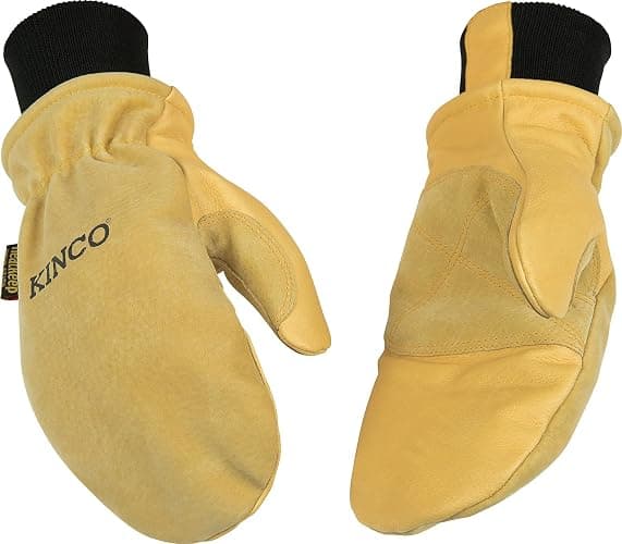 Kinco, KIN-901T, Premium Leather Work and Ski Mitt with Nikwax Waterproof Wax, Apparel Gloves - Image 1